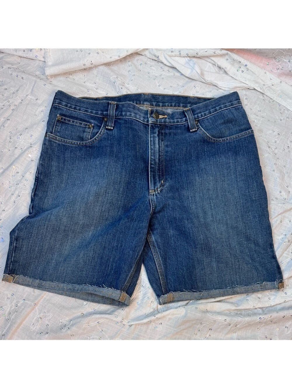 Vintage Carhartt Cutoff Denim Shorts – W36 (approx.)